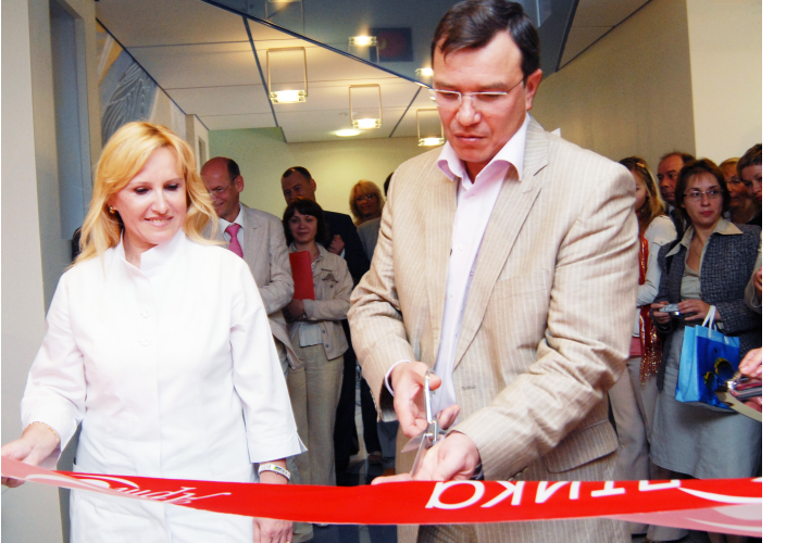 Торжественное открытие клиники АртОптика. 7 сентября 2007 года