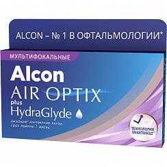 AIR OPTIX PLUS HYDRAGLYDE MULTIFOCAL - сеть оптических салонов "АртОптика" г. Челябинск