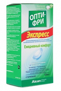 OPTI FREE EXPRESS 120 ML - сеть оптических салонов "АртОптика" г. Челябинск